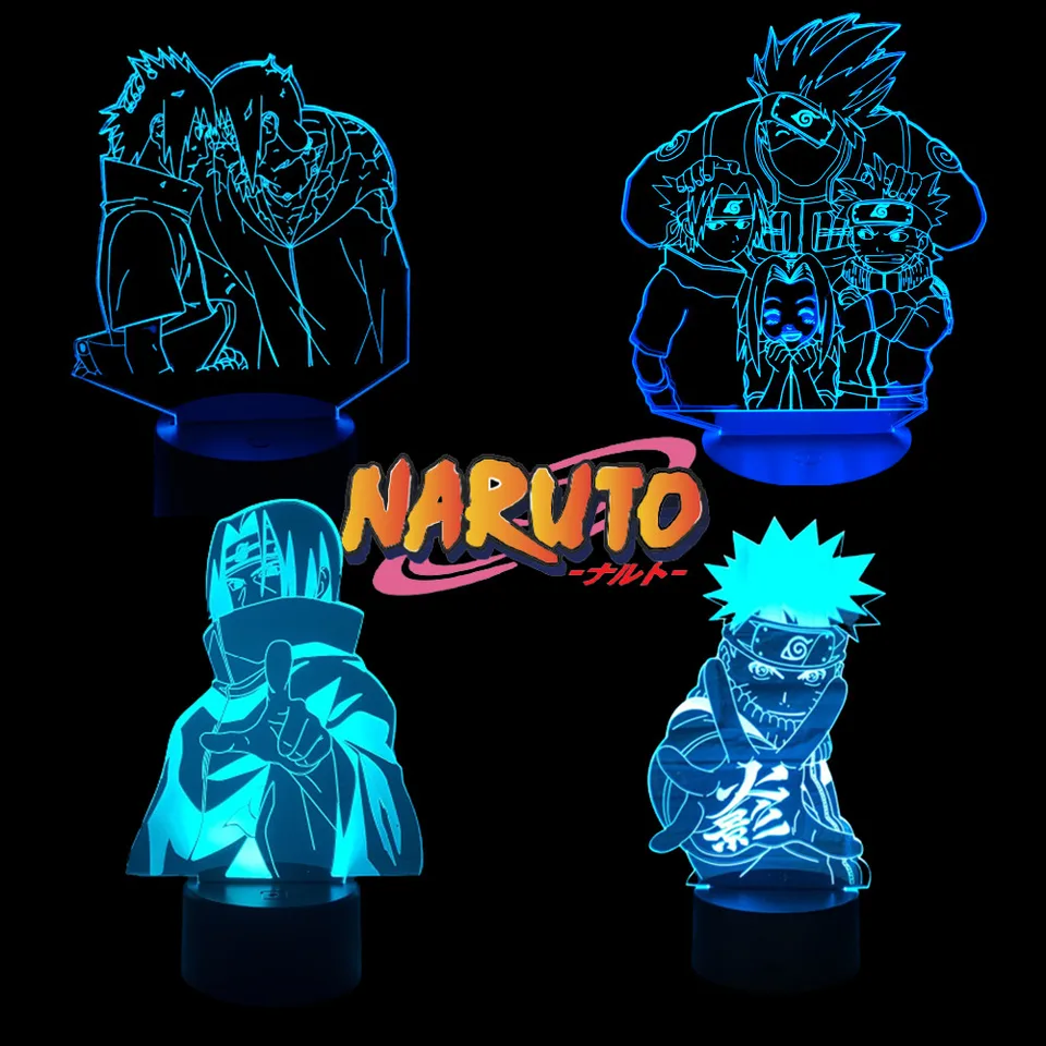 Naruto Uzumaki Uchiha Madara Itachi Sasuke Night Lights Anime obrázky