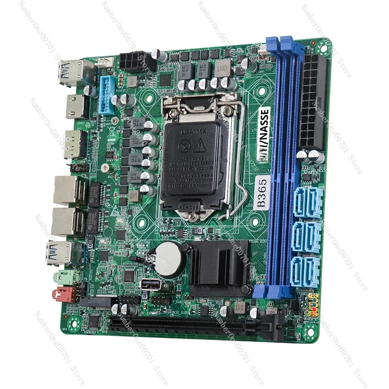NASS B365 BLACK ANHUI FNOS Flying Cow ITX Hlavná doska Priemyselný počítač Soft Soft Routing NAS Storage Server Demon Board