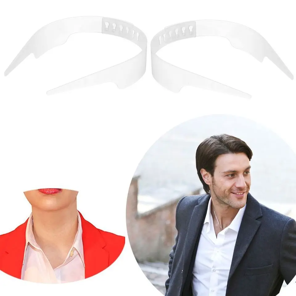 Nastaviteľná podpora košeľa Shaper Slick Collar zostane košeľa proti rollovanému golierovi shaper zostáva súprava zväzku zväzku