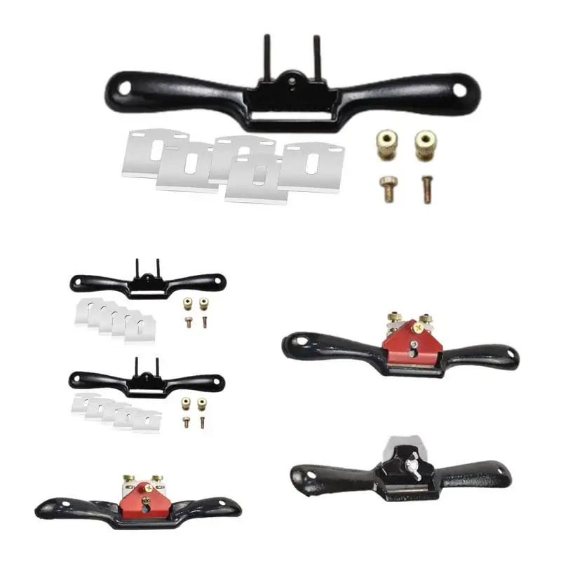 Nastaviteľná rovina Spokeshave Woodworking Ruky Orezávanie ručných náradia Drevené ručné hrany nástroj so skrutkou/čepeľou
