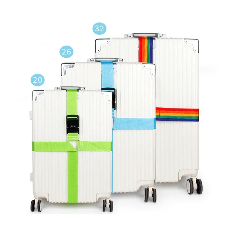 Nastaviteľná šifrová batožina Travel Essential Accessories Dodávky kufrík s pevným pásovým remienkom pre 18 až 34 palcov