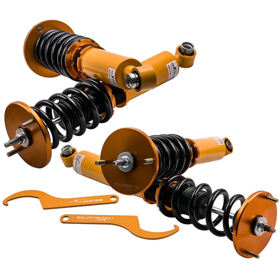 Nastaviteľné koilové súpravy Struts pre Nissan Skyline R33 GTS RB25DET 93-98 Cievkové pružiny Coilovers Shock Struts