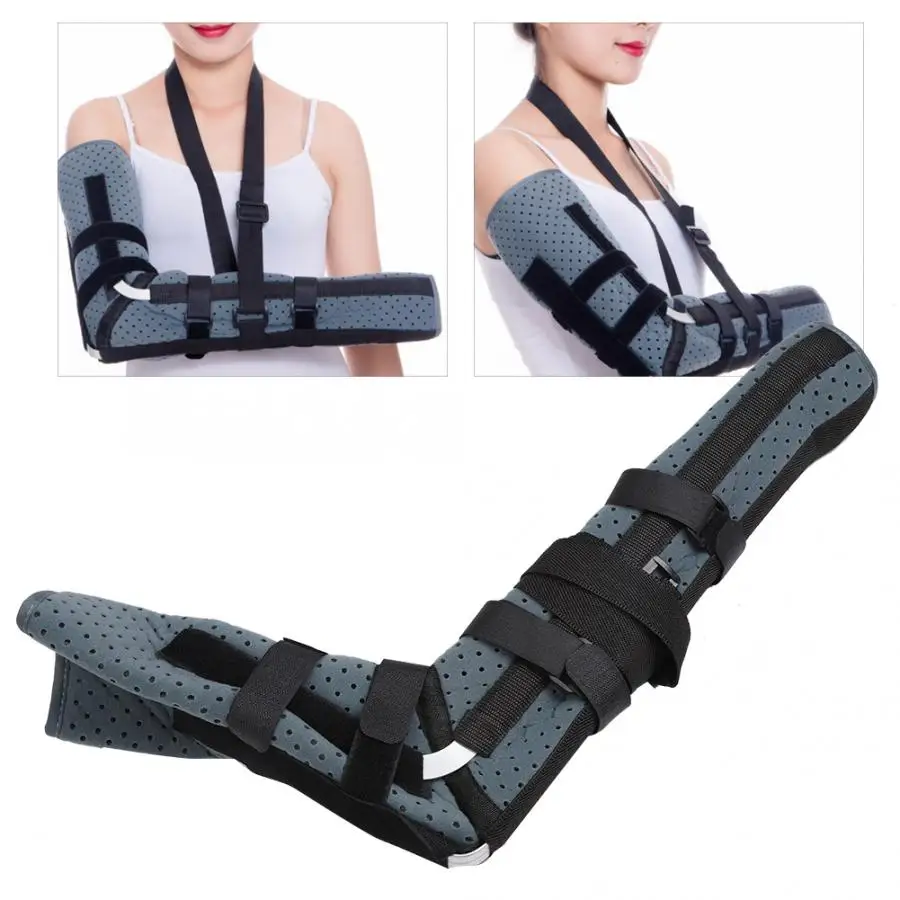 Nastaviteľné rameno popruh unisex lakte humerus ortér dlaha Rameny Recover Recovery Podporuje sa oprava správna zlomenina