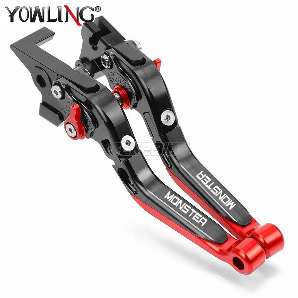 Nastaviteľné rukoväte pákový doplnok krátke a dlhé páky brzdovej spojky pre Ducati 400 620 695 696 Monster 750 Monster Dark