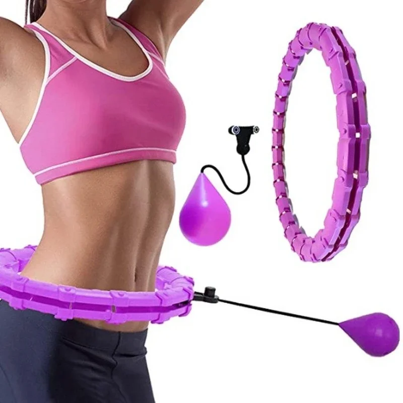Nastaviteľné športové obruče brušné tenké pásové cvičenie Odnímateľné masážne obruče fitness vybavenie telocvične Domov Training Hmotnosť
