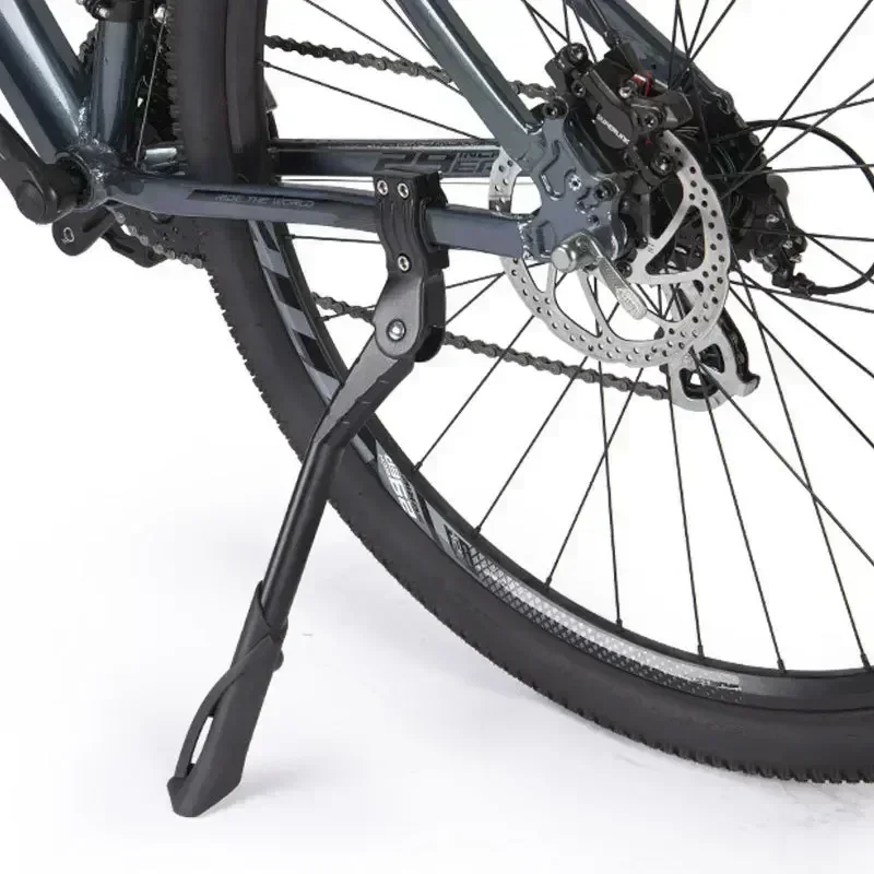 Nastaviteľný bicykel Kickstand hliníková zliatina MTB/sneh/skladací bicykel/elektrické vozidlo bočné bočné opotrebovanie stojanu 22-29 palcov