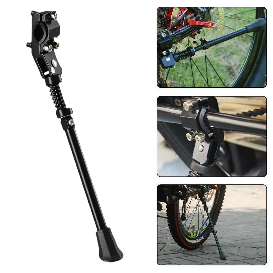 Nastaviteľný bicykelový stojan na bicykelový stojan na bočné stojany na bočné stojany pre 22 24 26inch horských bicyklov MTB bočné kick kick stojan
