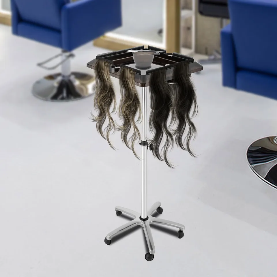 Nastaviteľný kotúčový vozík Salon Salon Salon Salon mobilný košík na predlžovanie vlasov