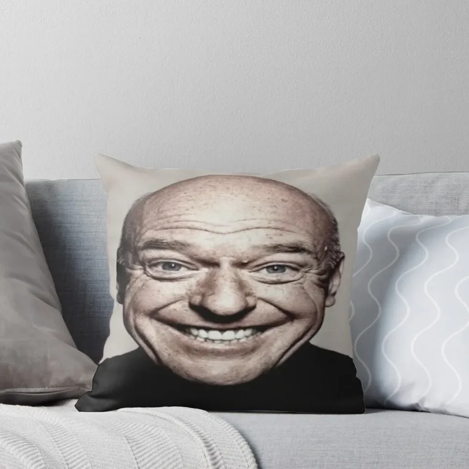 Natiahnutý Hank Schrader Face Breaking Bad Meme Hádanie vankúša pohovka vankúš na vankúš
