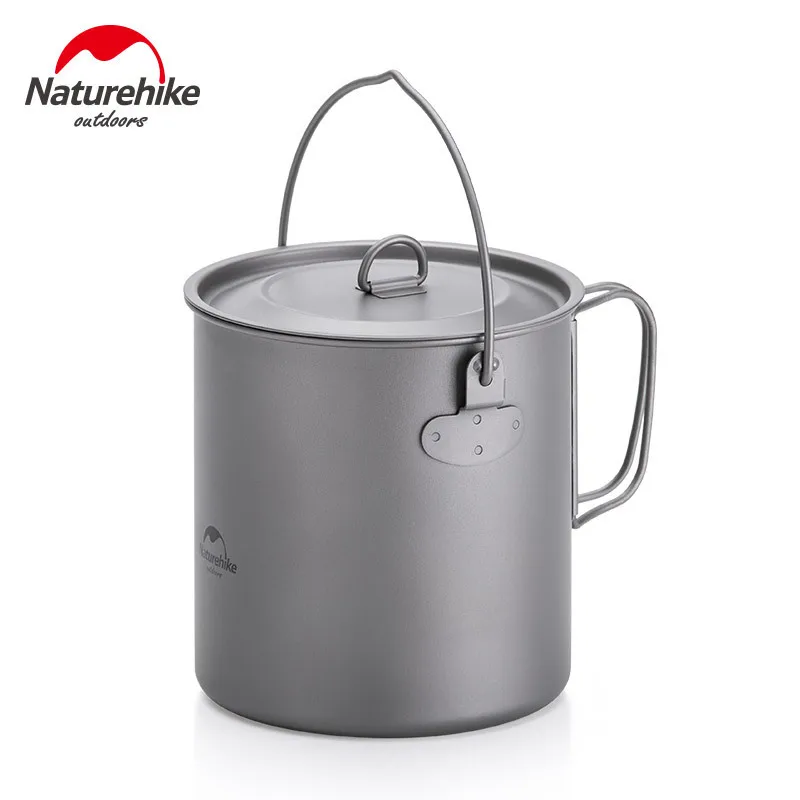 Naturehike 2-3 Osoby ultralight Titanium Taveware Outdoor Picnic Camping SPREE PAN PAN CAMPING COPEL PAN