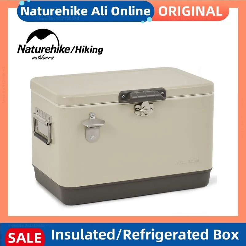 Naturehike 51L retro chladenie na kemping Dlho pôsobenie chladiacej skrinky kemping kemping pikniku