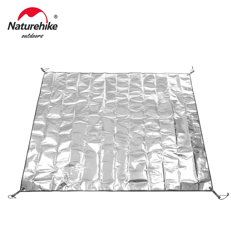 Naturehike nový produkt kemping nepremokavý piknik rohož stan Multifunkčný PE hliníková fóliová fóliová vlhkosť-proo foutdoor podlahová rohož