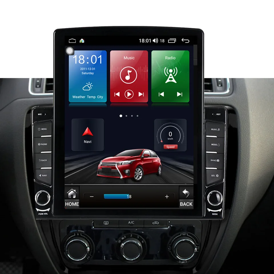 Navi pre VW Volkswagen Jetta 6 2011-2018 Hlavná jednotka Audio Radio Car Multimedia IPS DSP Android 10 64 GB Tesla Player GPS