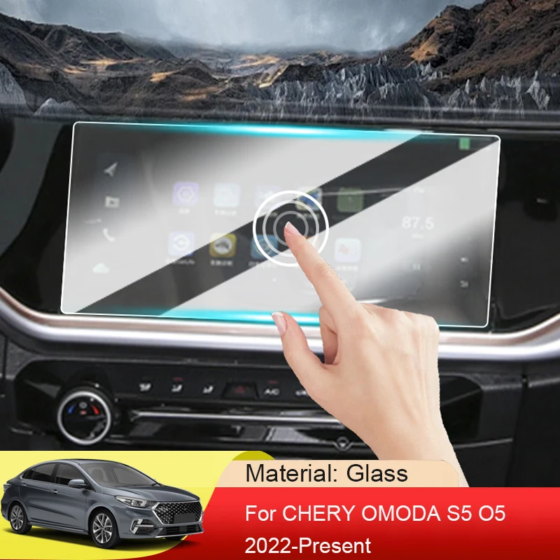 Navigačná obrazovka CAR GPS chráni sklenený filmový dashboard Displej temperovaného príslušenstva TPU pre Chery Omoda S5 O5 2022-2024