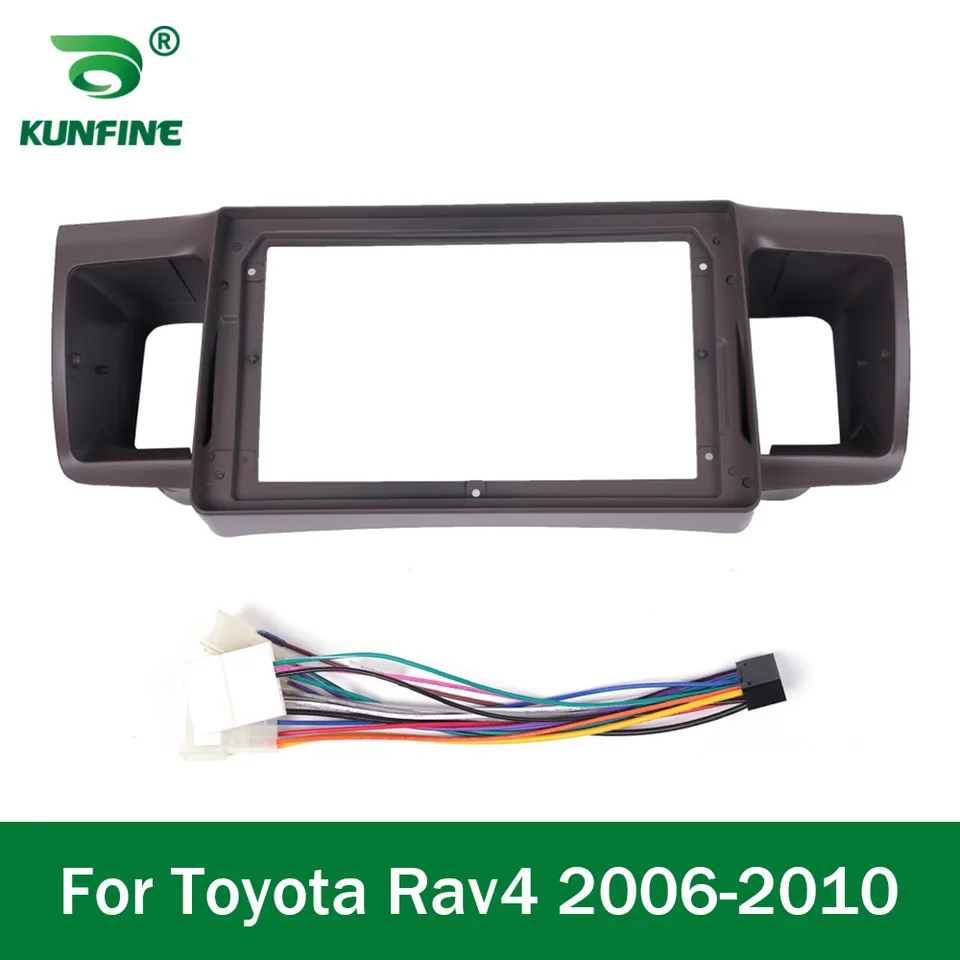 Navigačné stereo automobilu pre Toyota Corolla 2004-2012 Rádiový fasciálny rámec Fit Fit 2Din 10 palcov v prístrojovej doske obrazovky