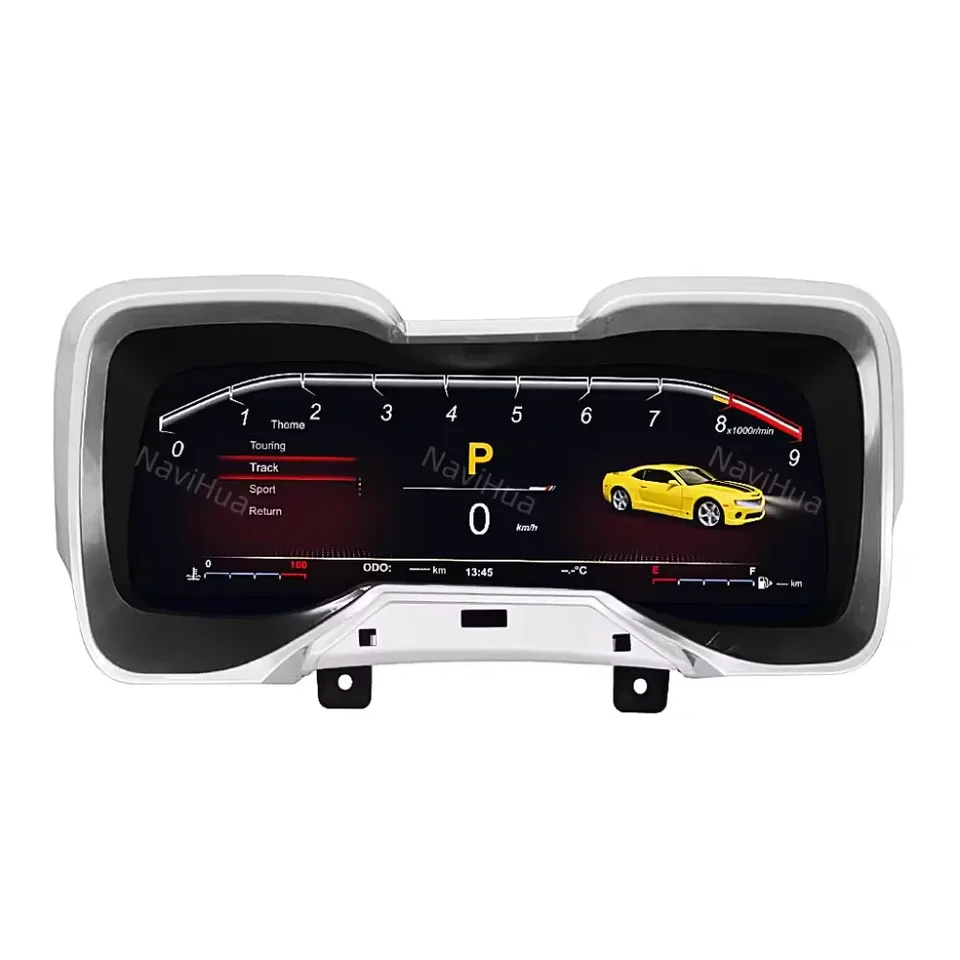 Navihua 12,3 palcový automobil Digitálny klaster pre Chevrolet Camaro 2010 2015 LCD Dashboard Virtual Cockpit Auto Schadometer