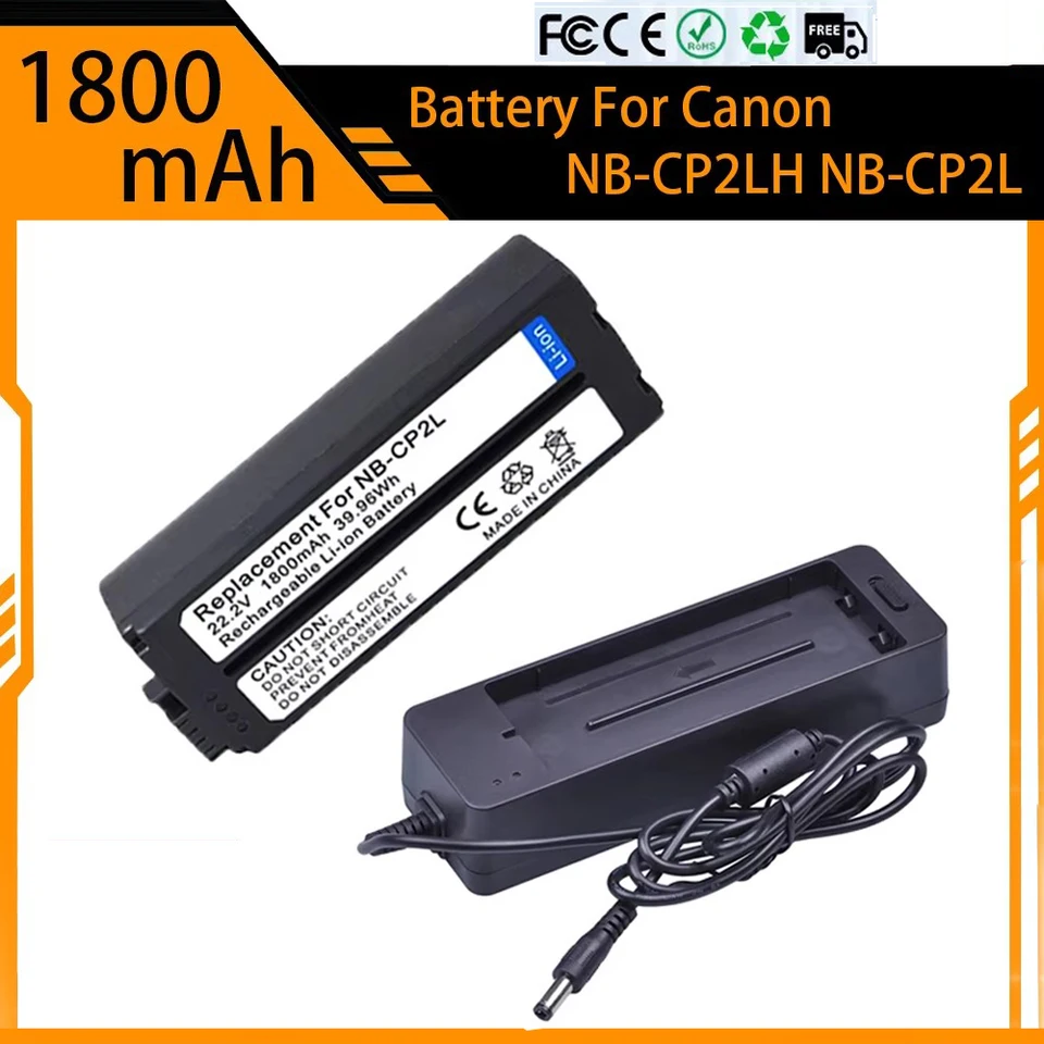 NB-CP2LH NB-CP2L batéria 1800 mAh nabíjateľná batéria pre Canon Selphy CG-CP200 CP1500 CP1300 CP1200 CP910 CP900 CP900 CP800