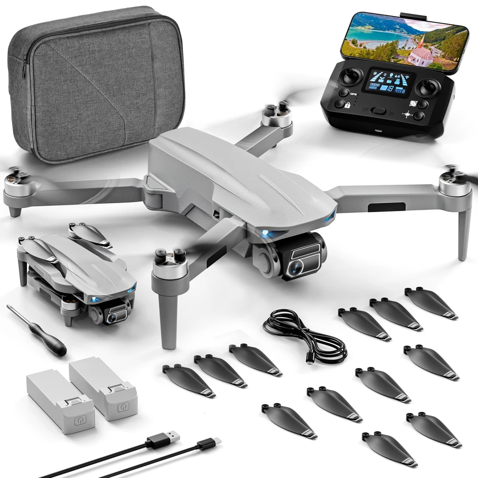 NBD Dron s fotoaparátom 4k pre dospelých jednoduchý GPS Quadcopter pre začiatočníkov bez kefy Motor 5GHz Automatické návrat domov