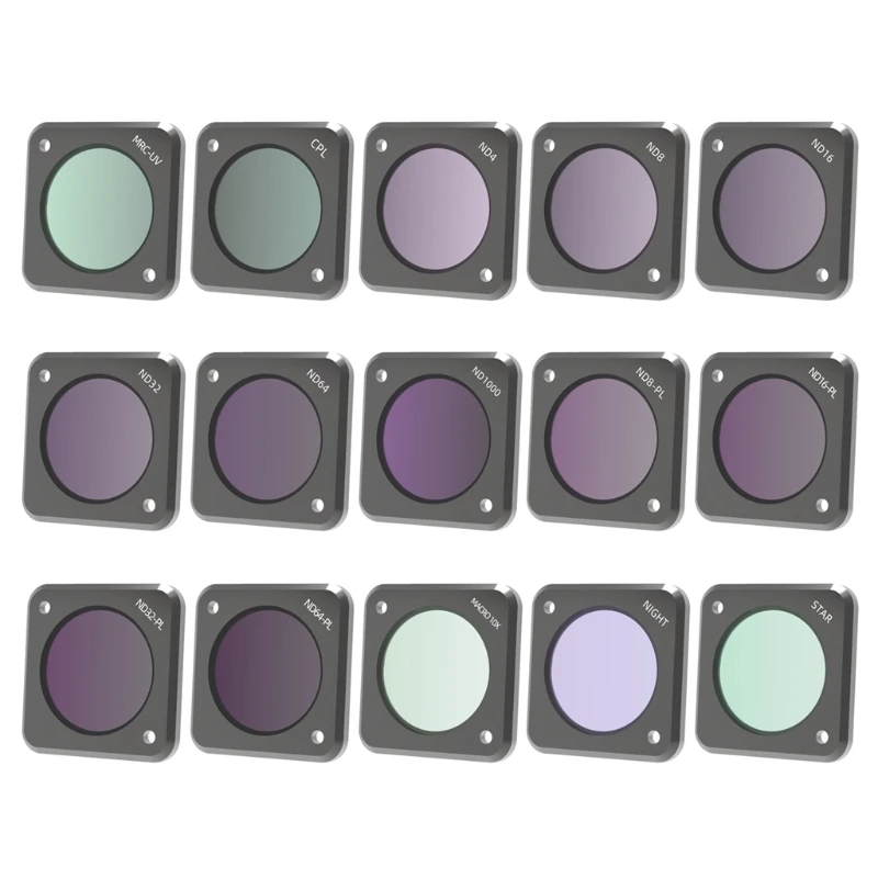Nd/pl filter cpl uv nd32pl nd64pl 10x d1k nd8p nd16pl nočná hviezdna hviezda gimbal kamera Len Filtre pre dji-akciu 2