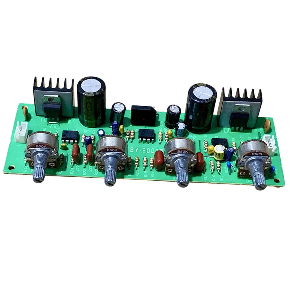 NE4558 Modul riadiacej dosky predzosilňovača HIFI so 4 tlačidlami