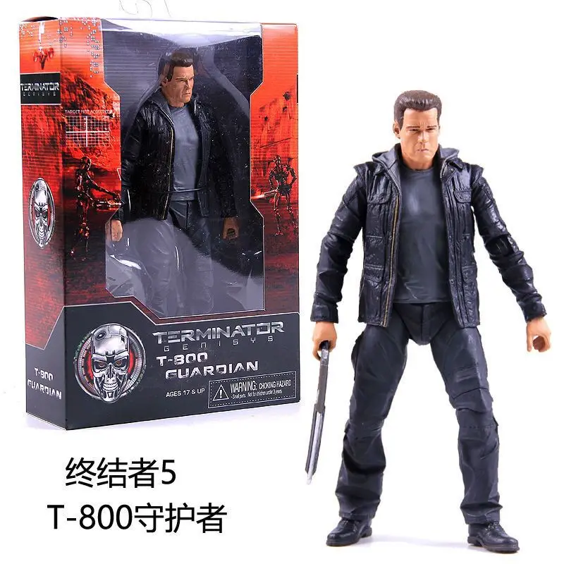 NECA 7inch Terminátor T-800 figuár Guardian PVC akčná figúrka zberné modely hračky Darčeky