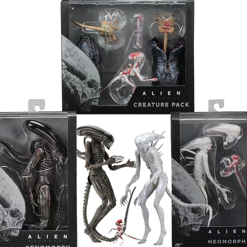 NECA Alien Xenomorph Covenant Neomorph Creature Pack Action Figure PVC Alien Serie Collectible Model Model Hračky Darček