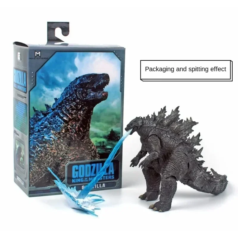 NECA Godzilla Monster King 2019 Movie vydanie s prenosnou hračkou Breath Box 7-palc