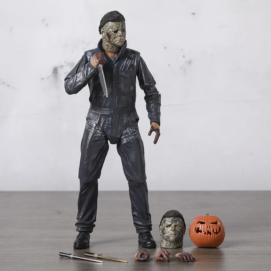 NECA Halloween (2022) Michael Myers Halloween Ends Ultimate 7 -palcová škála Akčná postava modela hračky Gift Collection Figurine