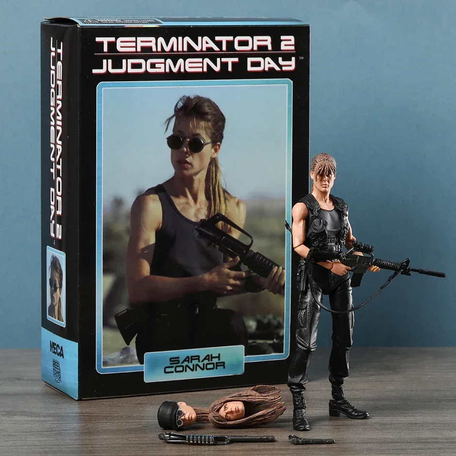 NECA Terminátor 2 Sarah Connor Ultimate Model Figurals Brinquedos Action Obrázok