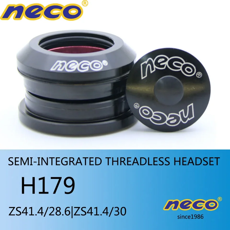 NECO 41/41.4/41,5/41,8/42 mm pre obrie TCR Triban RC520 RC500 Polointegrované náhlavné súpravy na ložisko bez závitu bez závitov