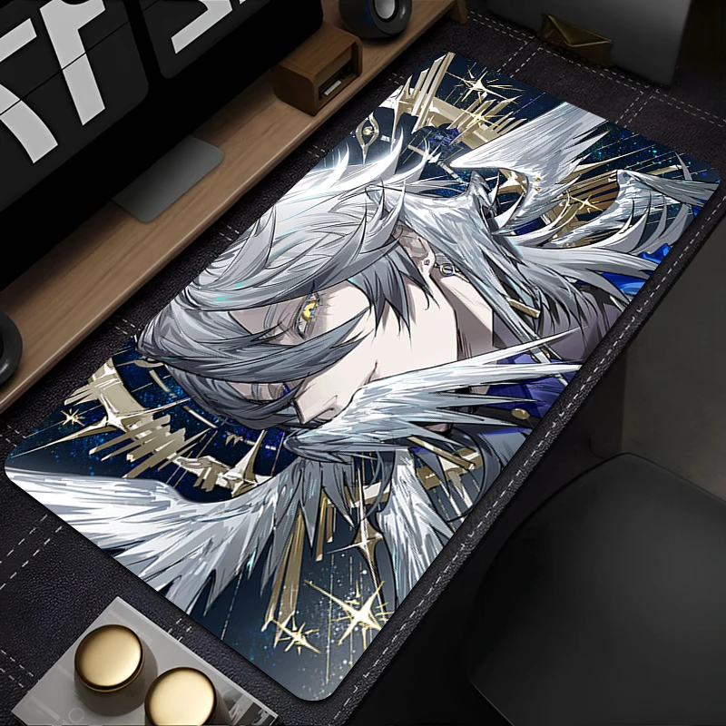 Nedeľa Honkai Star Rail Anime Anime MousePad Gaming Accessories Veľká podložka myšacie podložky Non-Slip Laptop Office Desk Mat PC Cabinet Game Koberec