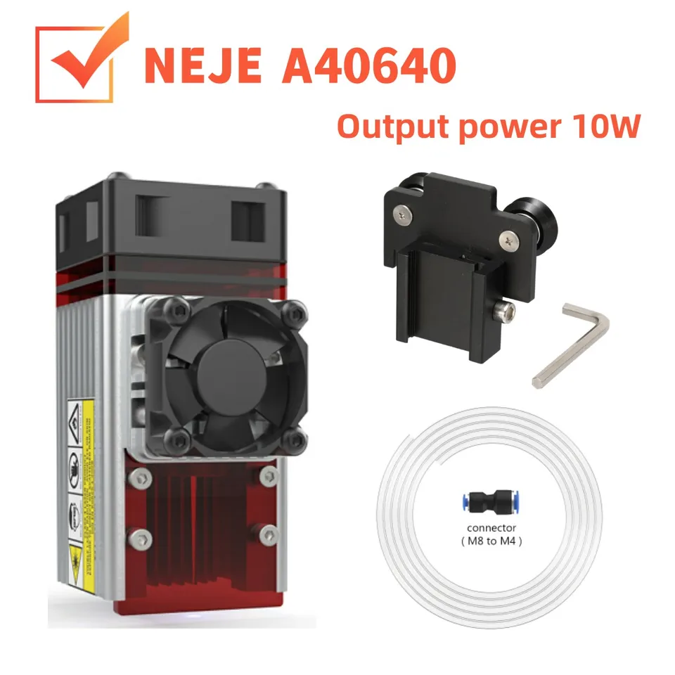 NEJE MASTER 2/2S/3 laserový modul 450nm modrý laser, komprimovaná škvrna 6W 10W pre laserový strihový stroj CNC DIY laser laser
