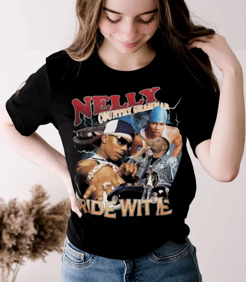Nelly Hiphop Tshirt Nelly Mikina vintage nelly hip hop