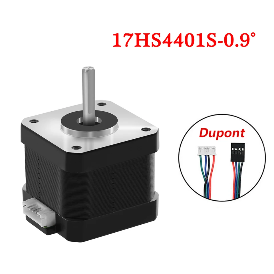 NEMA 17 Krokový motor 0,9 stupňa 280 Mn.m/57g.cm 1.3a NEMA 17HS4401S 4-vedený NEMA17 krokový motor DIY CNC pre ender 3 SP-3