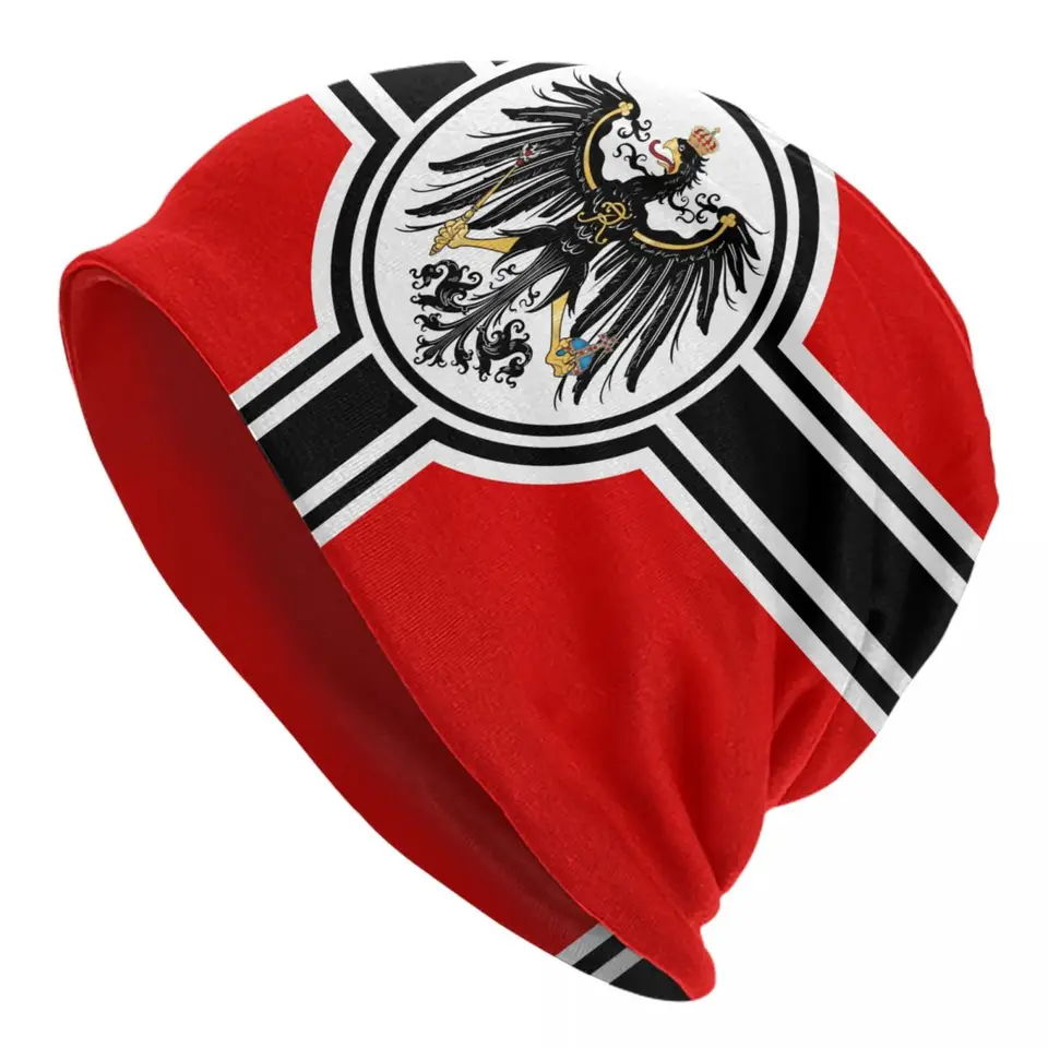 Nemecká DK Reichská ríša vlajky Bonnet Hat Vintage Street Nemecko hrdý lebky čiapky klobúky Pánske dámske letné zábal