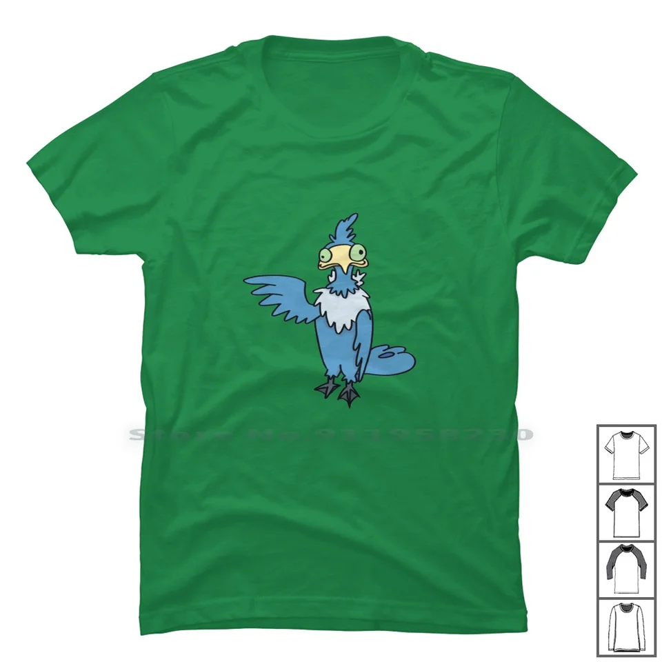 Nemý Cramorant Bird Art T tričko 100% bavlnené chvásta