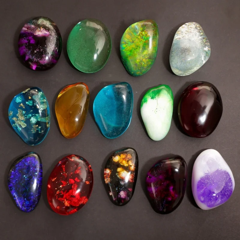 Nepravidelné špeciálne špeciálne silikónové formy Nieniele DIY ručne vyrobené kamenné kamienkové želé dekorácie Soap Ornament Resin formy domáce remeslá Casting