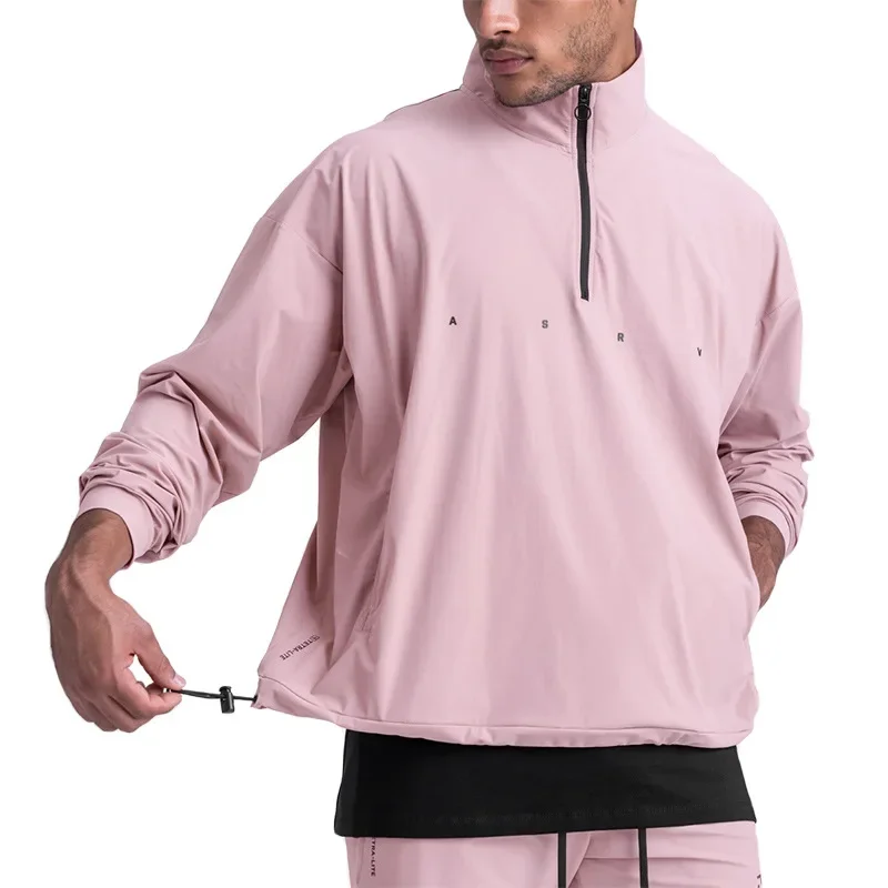 Nepremokavá bežecká bunda Men Outdoor Sport Fitness Workout mikina mikina Sportswear rýchle suché cvičenie tréning jogging telocvičňa bunda