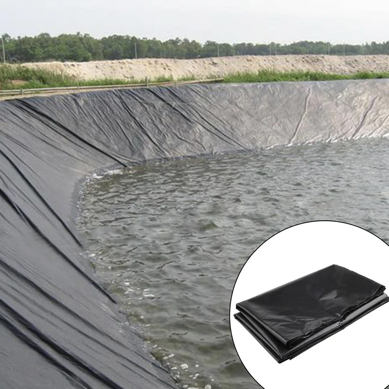 Nepremokavá vložka z jazierka 1,5 mx 2M HDPE Rybník pre rybníky, vodné prvky, potoky, fontány, vodopád a vodné záhrady