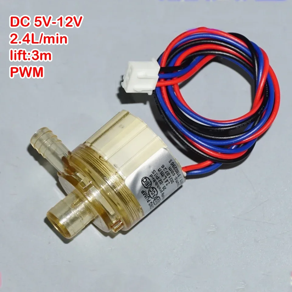 Nepremokavé DC 5V-12V Mini kefové vodné čerpadlo ponorné obežné kolesové odstredivé čerpadlo Cirkulácie Cikulovanie PWM Nastaviteľný prietok