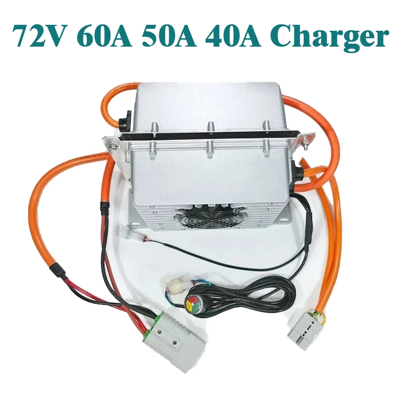 Nepremokavý 72V 60A 72V 50A 40A 84V 40A 88,2V 30A 92,4 V nabíjačka 87,6V inteligentná nabíjačka pre 72 V LifePO4 LTO LO LIPO LiP