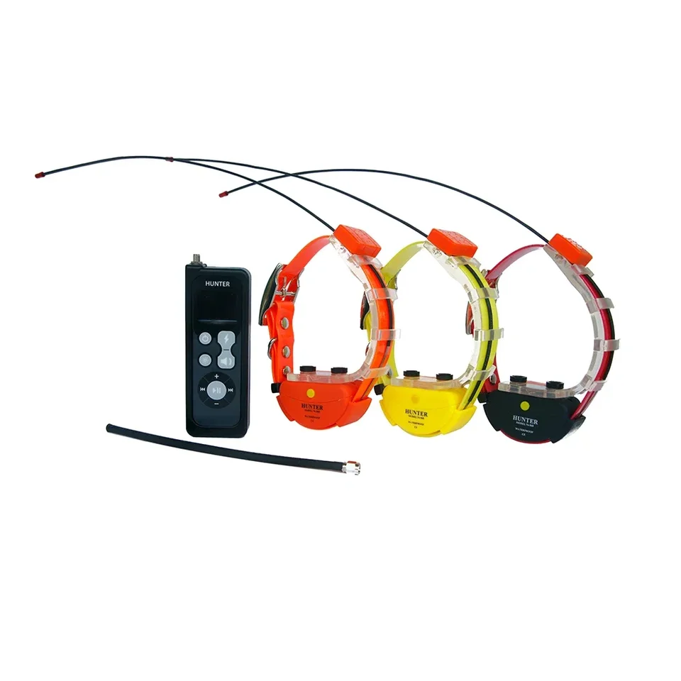 Nepremokavý pre 3 psov GPS Tracker Golier na lov bez SIM Card GPS-25003 pre 3 psov