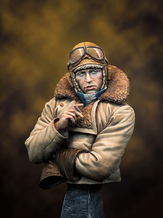 Neprepaná súprava 1/10 RFC Pilot v WW1 CIVILNÁ VOJNÁ BUST BUST HISTORICKÁ PISIN Súprava živice