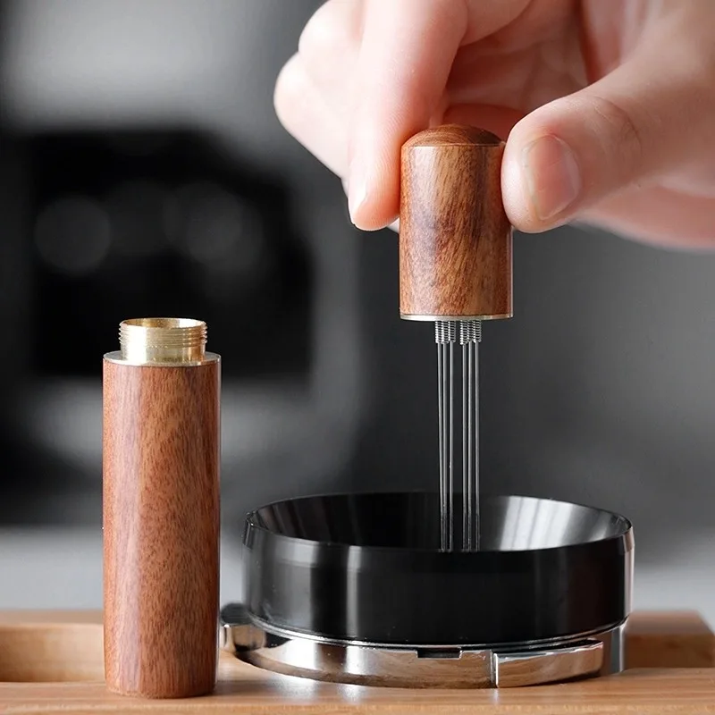 Nerezová kávová prášok k káve Espresso Espresso Práškový miešač Distribútor WDT Nástroje kaviareň kaviareň pre miešanie barista
