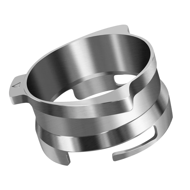 Nerezová oceľ 54 mm kávová dávkovanie lievika Kávový prášok Dávkovací prsteň pre Breville 870/878/880 Káva Espresso Funel