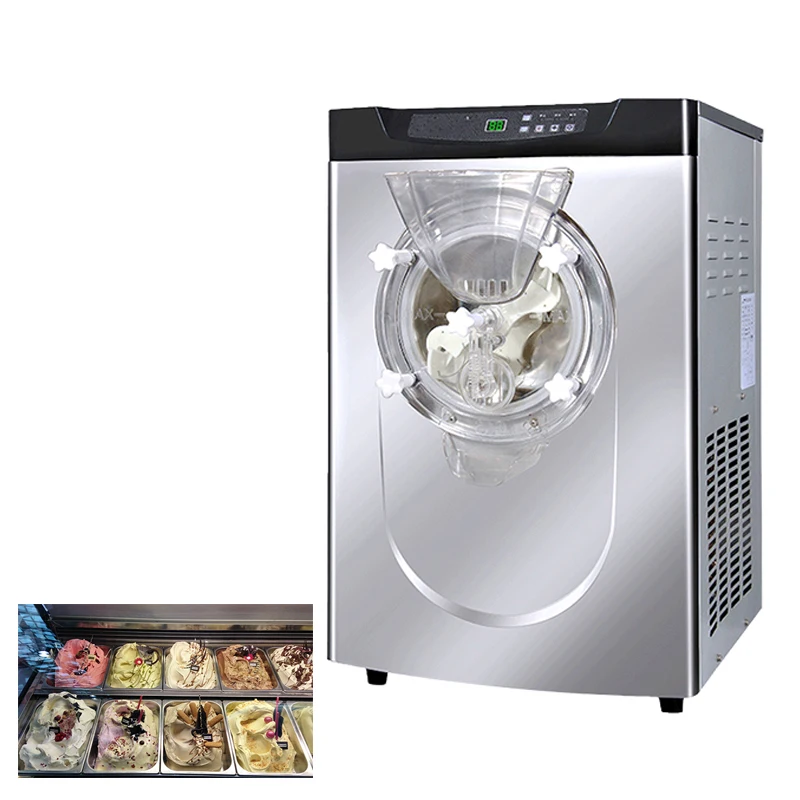Nerezová oceľ gelato zmrzlina stroj inteligentná tvrdá zmrzlina stroj zmrzliny zmrzlina mraznička gelato vybavenie