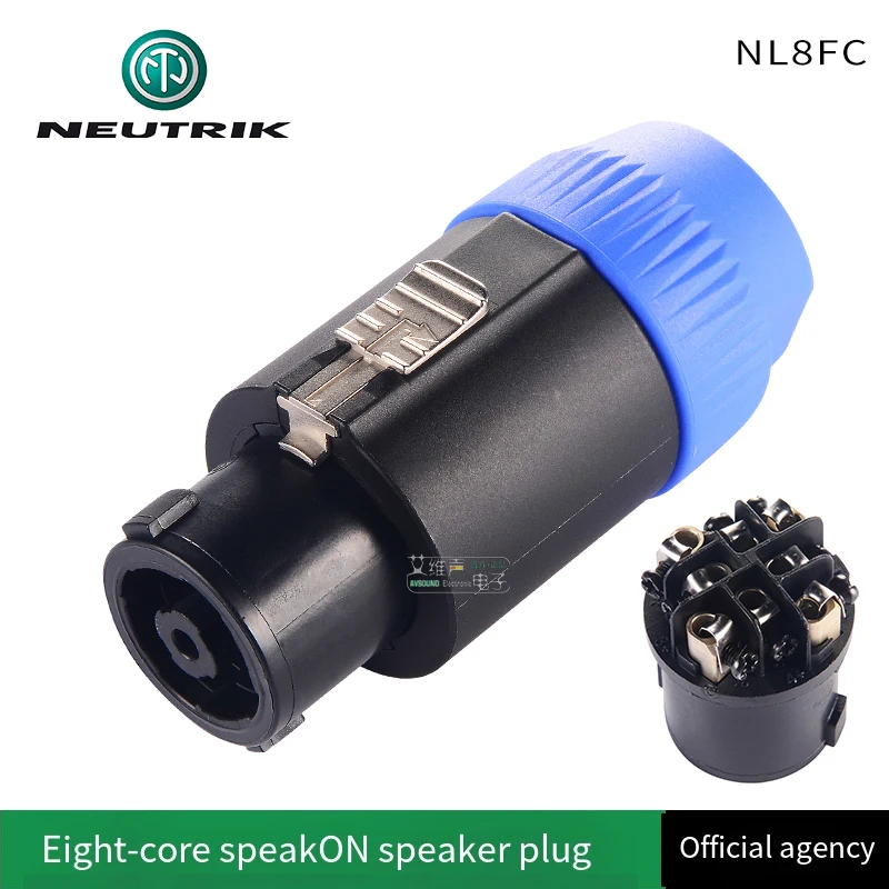 Neutrik Speakon Connectors 4 8 Core Audio Cable domáce kino LED LED SREEN Zosilňovač reproduktor Plug NL4FX NL4MP NL4MPR Žena