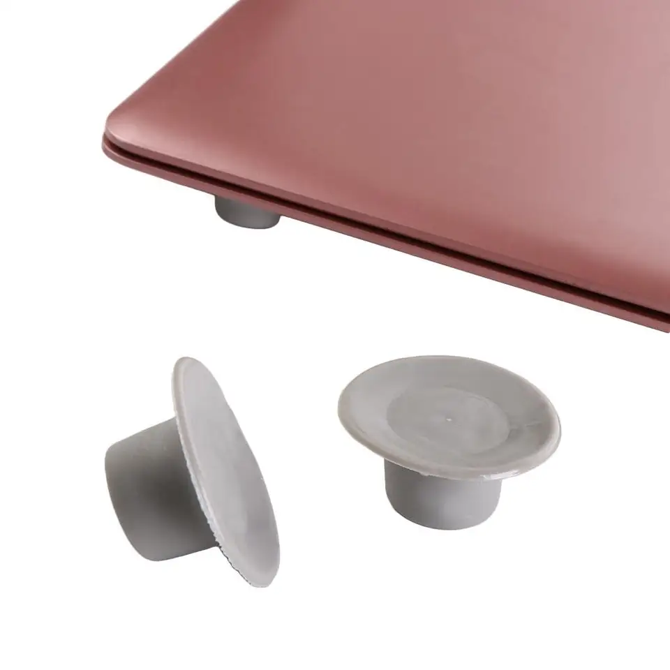Neviditeľný mini notebook stojan Mini radiácia neviditeľných držiakov notebookov PVC Universal Self Adhesive Laptop Stand Notebook