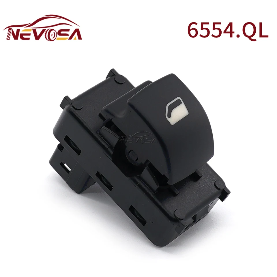 Nevosa Power Window Lifter Spínač zdvíhača pre Citroen C4 Peugeot 207 2007-2015 6554.QL 6554QL 6554.ZL 6490.HQ 6554.HJ