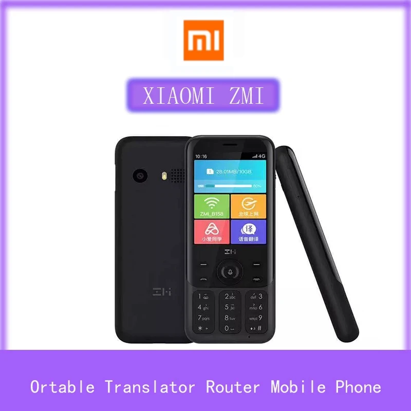 New Come ZMI Travel Assistant Z1 Prenosný prekladateľ mobilného telefónu Ai Xiaoai Cost -Splatness Nabíja poklad v zahraničí